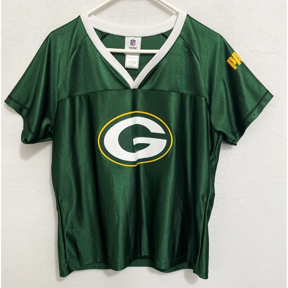 Aaron Rodgers Green Bay Packers NFL Team Apparel Women Jersey Football Size XL